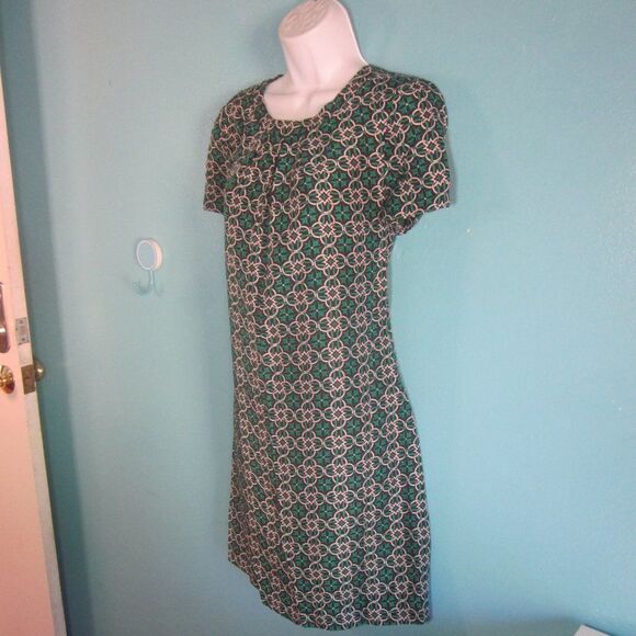 J Crew "Swoop" Silk A-Line Dress Size 6 - Picture 8 of 15